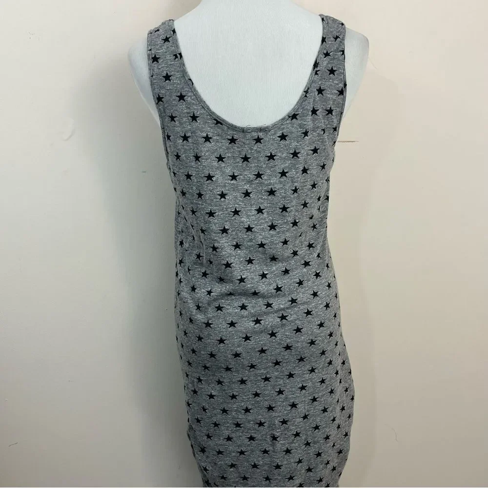 Monrow Gray Star Print Midi Dress - Picture 6 of 9